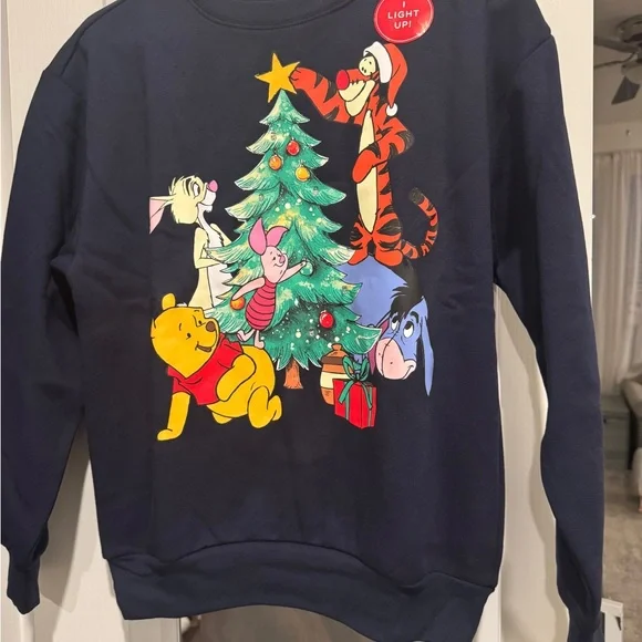 Winnie the Pooh Holiday Light-Up Sweatshirt - Picture 3 of 3